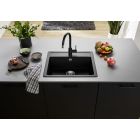 Set Granitspüle Blanco Legra 6 523332, Küchenarmatur Blanco Mida 517742
