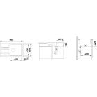 Set Granitspüle Blanco Legra XL 6 S 523328, Küchenarmatur Oltens Lista 35202100