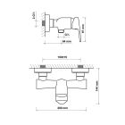Set Duscharmatur Hagser Della HGR20000033, Brauseschlauch Hagser Ute HGR15000037, HGR60000037, HGR90000037