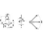 Set Granitspüle Blanco Etagon 500-U 525887, Küchenarmatur Blanco Catris-S Flexo 525793