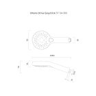 Set Badewannen- und Duscharmatur Hansgrohe Talis E 71745670, Kopfbrause Oltens Vindel 37000300, 01800180, 39400300, 39304300, 37104300, 37200300