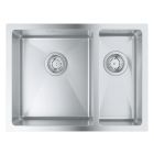 Set Stahlspüle Grohe K700 31577SD1, Küchenarmatur Oltens Litla 35204100