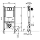 Zestaw Villeroy & Boch Subway 2.0 Combi-Pack stelaż podtynkowy miska WC wisząca z deską i przycisk biały ( 92242700, 5614R2R1, 92249068)