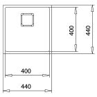 Set Stahlspüle Teka Flexlinea 115000053, Küchenarmatur Teka ARK 239391200
