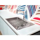Set Edelstahlspüle Hansgrohe S 71 43302800, Küchenarmatur Hansgrohe Focus M41 31815000