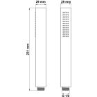 Set Badewannen- und Duscharmatur Hagser Ulva HGR60000034, Kopfbrause Hagser Ella HGR13000037, HGR14000037, HGR11000037, HGR80000037, HGR15000037
