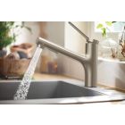 Set Stahlspüle Hansgrohe S 71 43427800, Küchenarmatur Hansgrohe Zesis M33 74800800, 43921800