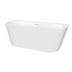 Set Vorwand-Badewanne Oltens Hulda 12021000, Verschlusskappe Oltens 09002000