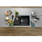 Set Granitspüle Blanco Legra XL 6 S 526087, Küchenarmatur Oltens Lista 35202100