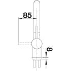 Set Küchenarmatur Blanco Linus-S 526684, Flüssigkeitsspender Blanco Lato 526699
