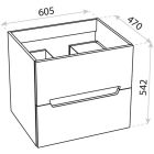 Set Badschrank LaVita Kansas 5900378314325, Waschbecken LaVita Kansas 5908211416168