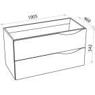 Set Badschrank LaVita Kolorado 5900378314387, Waschbecken LaVita Minnesota 5900378319535