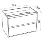 Set Badschrank LaVita Minnesota 5900378324409, Waschbecken LaVita Kolorado 5908211416212