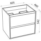 Set Badschrank LaVita Minnesota 5900378324386, Waschbecken LaVita Minnesota 5908211416182