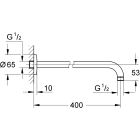 Set Badewannen- und Duscharmatur Grohe Start Flow 29117000, Kopfbrause Grohe Vitalio Start Shower System 26815000, 27369000, 27851000, 26963001
