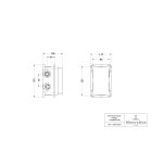 Set Badewannen- und Duscharmatur Villeroy & Boch Universal Taps & Fittings TVD00065300064, Kopfbrause Villeroy & Boch Universal Showers TVC00000100064, TVS10900600064, TVC00045800064, TVD00065100000, TVC00045351064, TVC00045600064, TVC00003500064