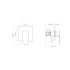 Set Duscharmatur Oltens Hadsel 33106100, Wandanschluss Oltens Skar 39306100, 37200100, 37111100