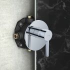 Set Badewannen- und Duscharmatur Kludi Bozz 38759N076, Kopfbrause Kludi A-QA 64325N0-00, 66514N0-00, 88022, 39120N0-00, 61071N0-00, 60547N0-00