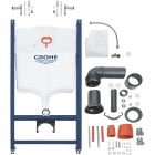 Set WC-Becken mit Absenkautomatik-Sitz Grohe Start 103848SH00, Unterputzrahmen Grohe Solido 38971000