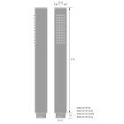 Set Badewannen- und Duscharmatur Kronenbach Smart Push 19044002CR, Kopfbrause Kronenbach Supra 2.0 15 376 300 1904, 01900190KBN, 27409000KBN, 28628002 KB, 27500000 KB, 28272000 KB