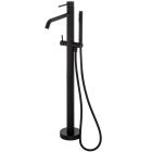 Set Badewannen- und Duscharmatur Kronenbach Lima 2.0 Black 100.1162SMKB, Rohbauset für freistehende Wanneneinläufe Kronenbach Aqa 2.0 23491004KB