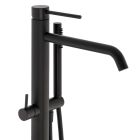Set Badewannen- und Duscharmatur Kronenbach Lima 2.0 Black 100.1162SMKB, Rohbauset für freistehende Wanneneinläufe Kronenbach Aqa 2.0 23491004KB