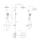 Set Duschset Oltens Vatten 36505300, Auslauf Oltens Numa 39106300