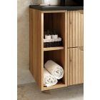 Set Badschrank Comad Nova Cashmere NOVA CASHMERE 82-60-2S, Waschbecken Comad Beyond BEYOND 5 WHITE ( E-6564 ), NOVA OAK 81-20-39, NOVA OAK A 89-80