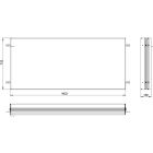 Set Badschrank Kronenbach Cube 2.0 KB100214CR, Unterputz-Montagerahmen für Spiegel Kronenbach Cube 2.0 NU1000035NU
