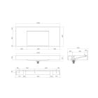 Set Waschbecken Oltens Stila 40003900, Badschrank Oltens Lun 60029060