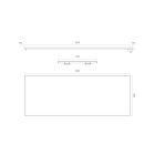 Set Badschrank Oltens Vernal 60019300, Waschtischplatte Oltens Tera 63027990