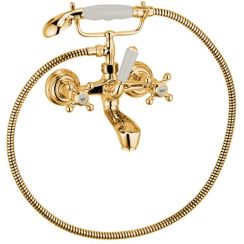 Kludi 1926 Badewannen- und Duscharmatur Wandmontage gold 514414520