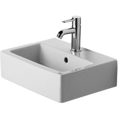 Duravit Vero Waschbecken 45x35 cm rechteckig Klassisch-Möbel weiß glanz 0704450000
