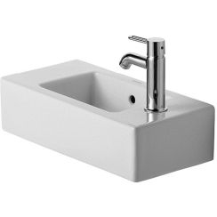 Duravit Vero Waschbecken 50x25 cm rechteckig Möbel weiß glanz 0703500008
