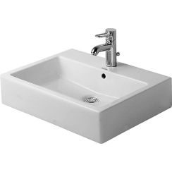 Duravit Vero Waschbecken 50x47 cm rechteckig Aufsatzwaschbecken weiß glanz 0452500000