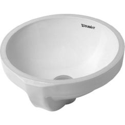 Duravit Architec Waschbecken 27.5x27.5 cm rund Unterbauwaschbecken weiß glanz 0319270000