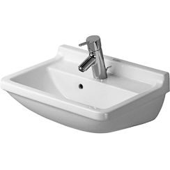 Duravit Starck 3 Waschbecken 50x36 cm rechteckig Klassisch weiß glanz 0300500000