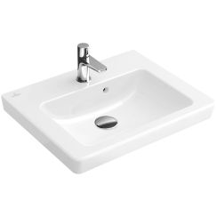 Villeroy & Boch Subway 2.0 Waschbecken 50x40 cm rechteckig Klassisch-Aufsatzwaschbecken weiß glanz 73155G01