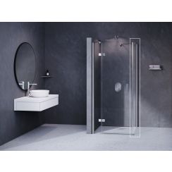 Ravak SmartLine Duschwand 80 cm chrom Glanz/durchsichtiges Glas 9SL40A00Z1