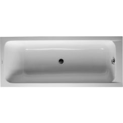 Duravit D-Code Rechteckige Badewanne 170x70 cm weiß 700097000000000