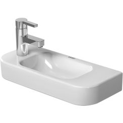 Duravit Happy D.2 Waschbecken 50x22 cm halbrund Klassisch weiß glanz 0711500009