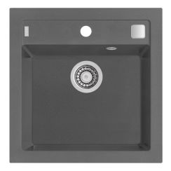 Alveus Formic Granitspüle 52x51 cm grau/graphit/onyx 4402004