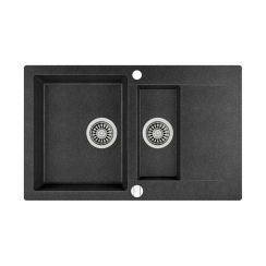 Teka Clivo Granitspüle 80x49.5 cm grau/graphit/onyx 40148020