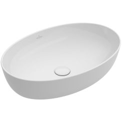 Villeroy & Boch Artis Waschbecken 61x41 cm oval Aufsatzwaschbecken weiß glanz 41986101