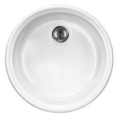 Deante Lusitano Keramikspüle 44.5x44.5 cm weiß ZCL_680N