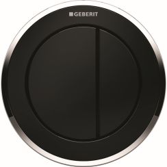 Geberit Typ 10 Betätigungsplatte für Toilette schwarz 116.055.KM.1