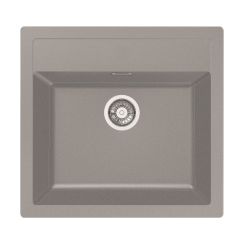Franke Sirius Tectonit-Küchenspüle 56x53 cm grau/graphit/onyx 114.0476.406