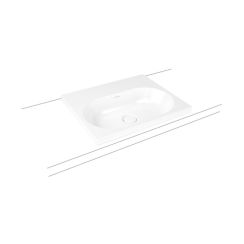 Kaldewei Centro Waschbecken 60x50 cm rechteckig Einbauwaschbecken weiß glanz 902806013001