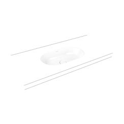 Kaldewei Centro Waschbecken 61x38 cm oval Unterbauwaschbecken weiß glanz 903206003001