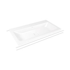 Kaldewei Cono Waschbecken 90x50 cm rechteckig Aufsatzwaschbecken weiß glanz 902006013001